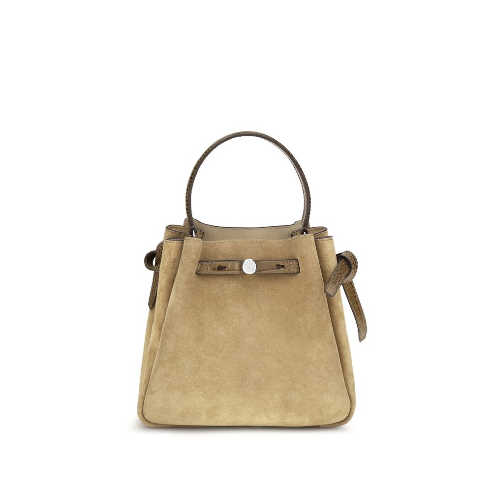 Tory Burch Romy Tan Bucket Bag