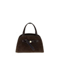 Tory Burch Romy Brown Small Top Handle Bag