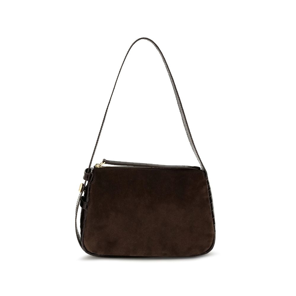 Tory Burch Romy Brown Small Shoulder Bag