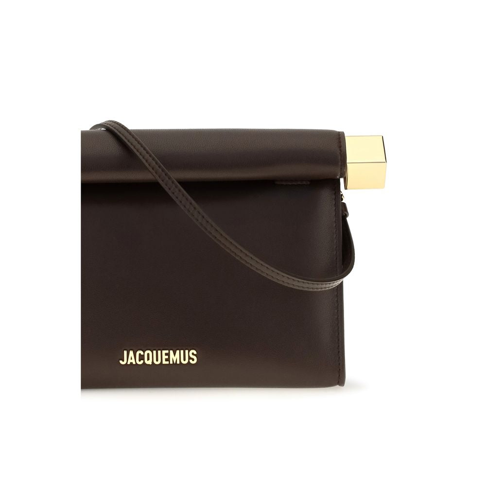 Jacquemus Rond Carré Brown Shoulder Bag