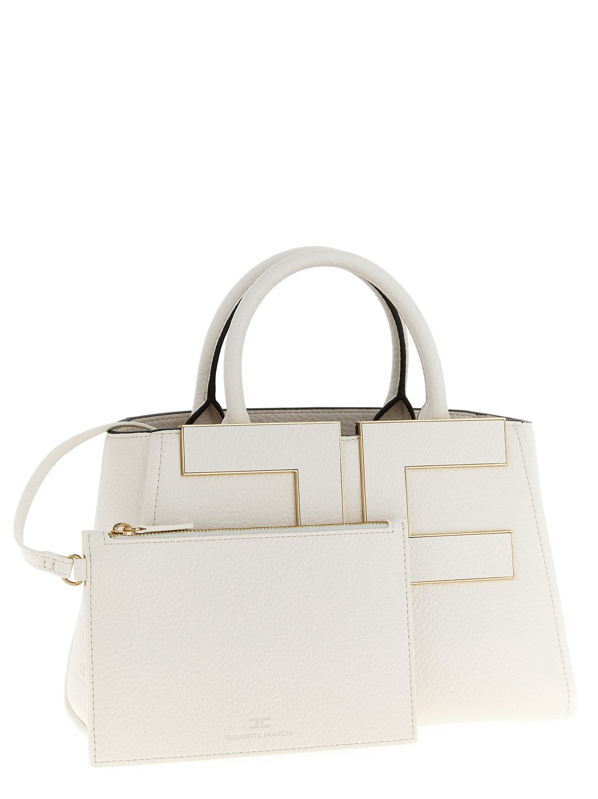 Elisabetta Franchi White Tote Bag