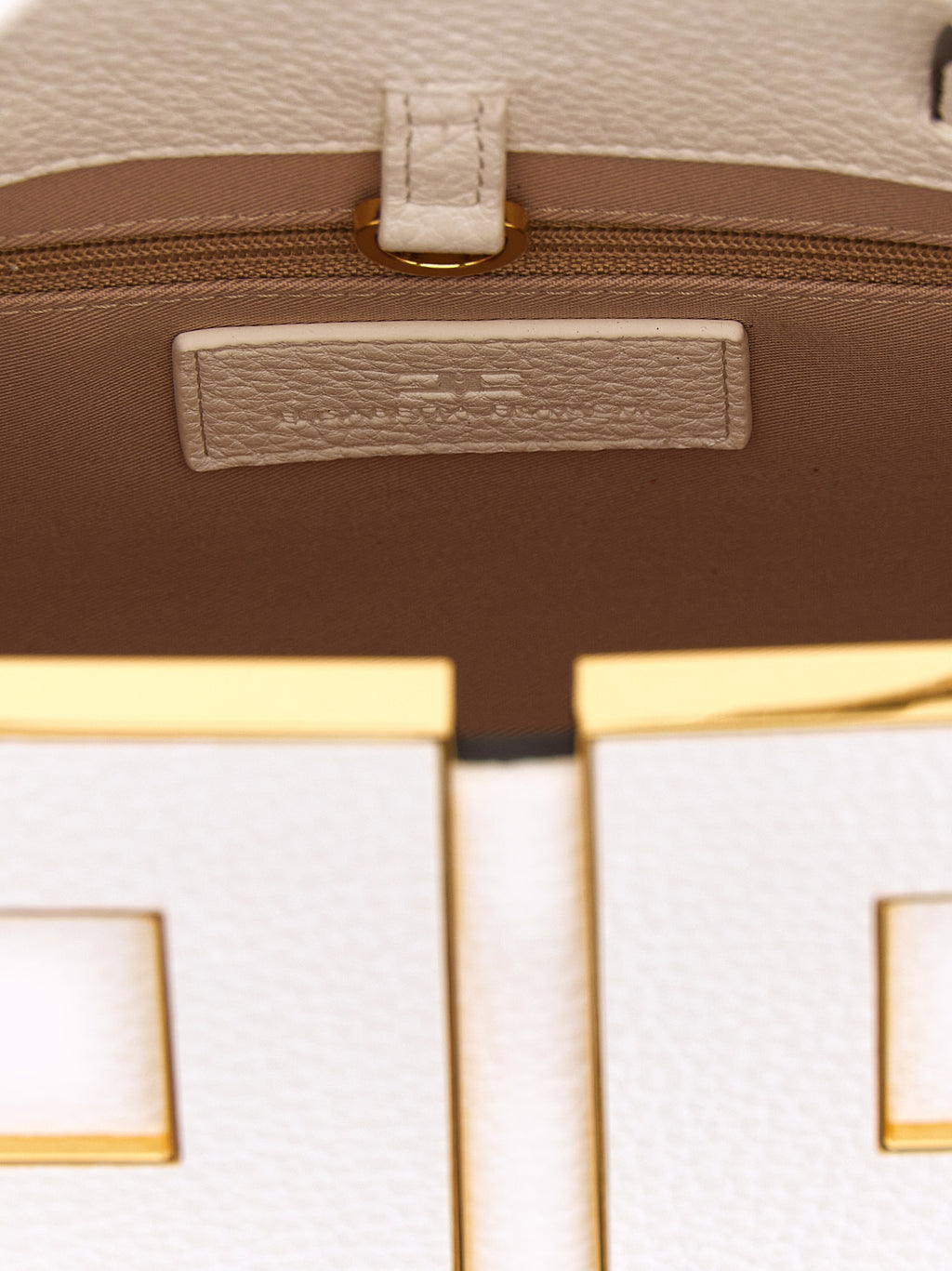 Elisabetta Franchi White Tote Bag
