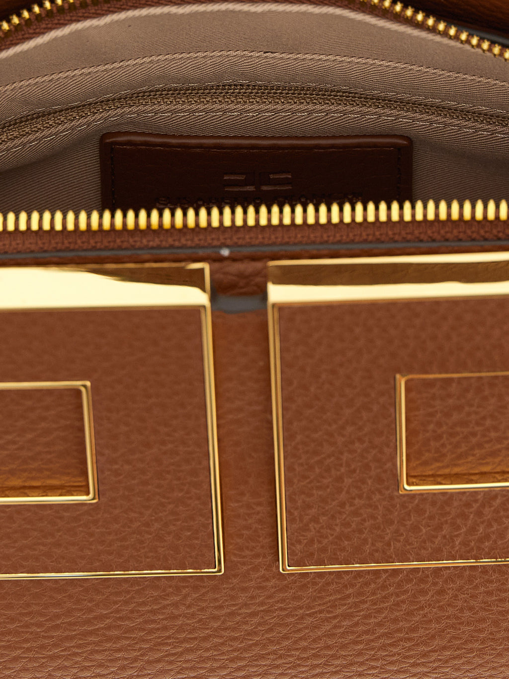 Elisabetta Franchi Brown Handbag