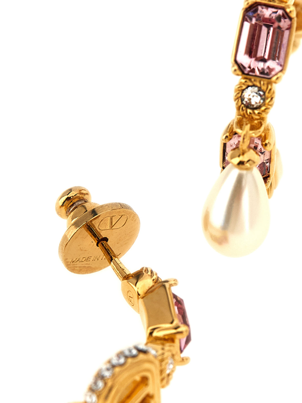 Valentino Garavani Ovalette Open-Hoop Earrings
