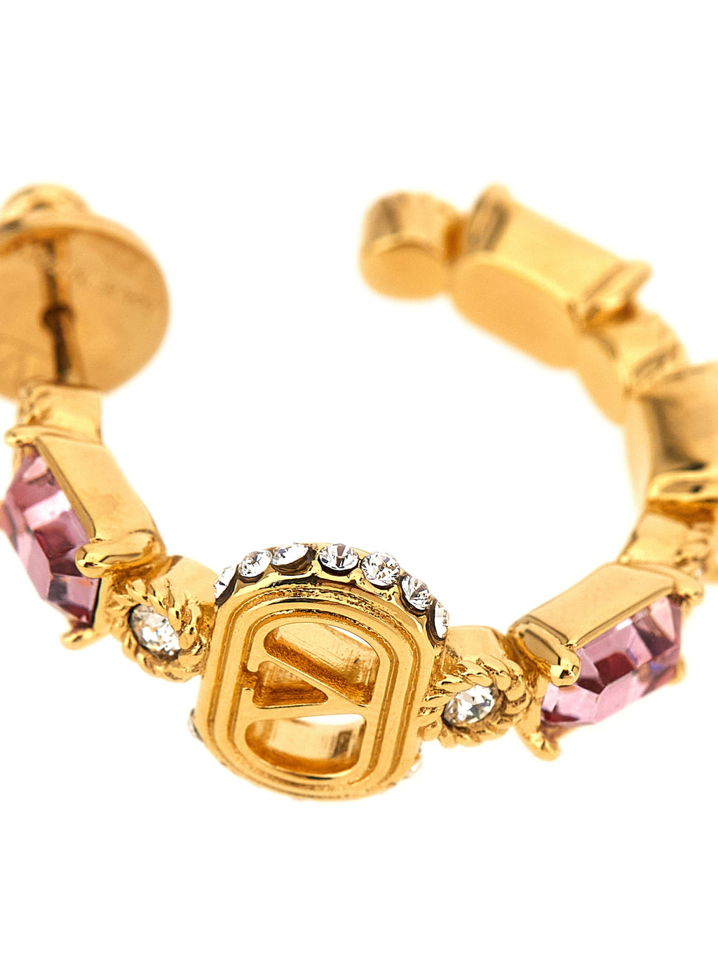 Valentino Garavani Ovalette Open-Hoop Earrings