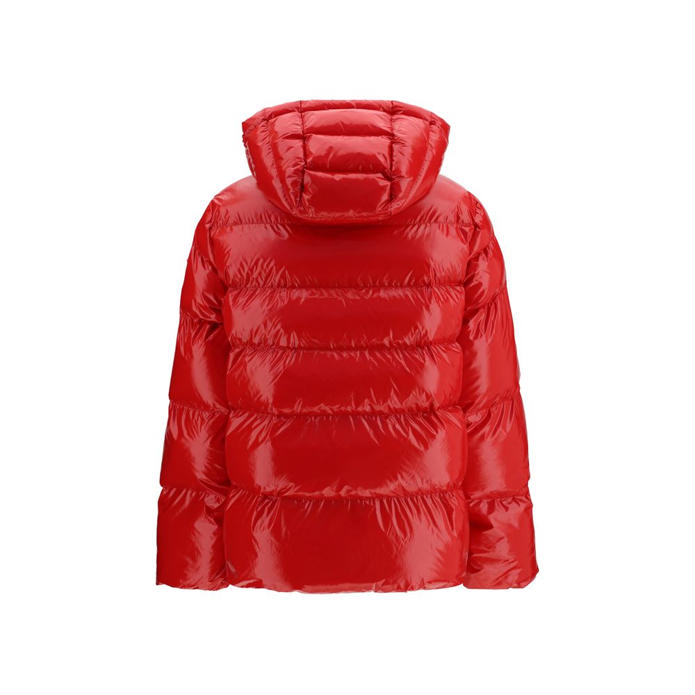 PINKO Red Polyamide Puff Jacket