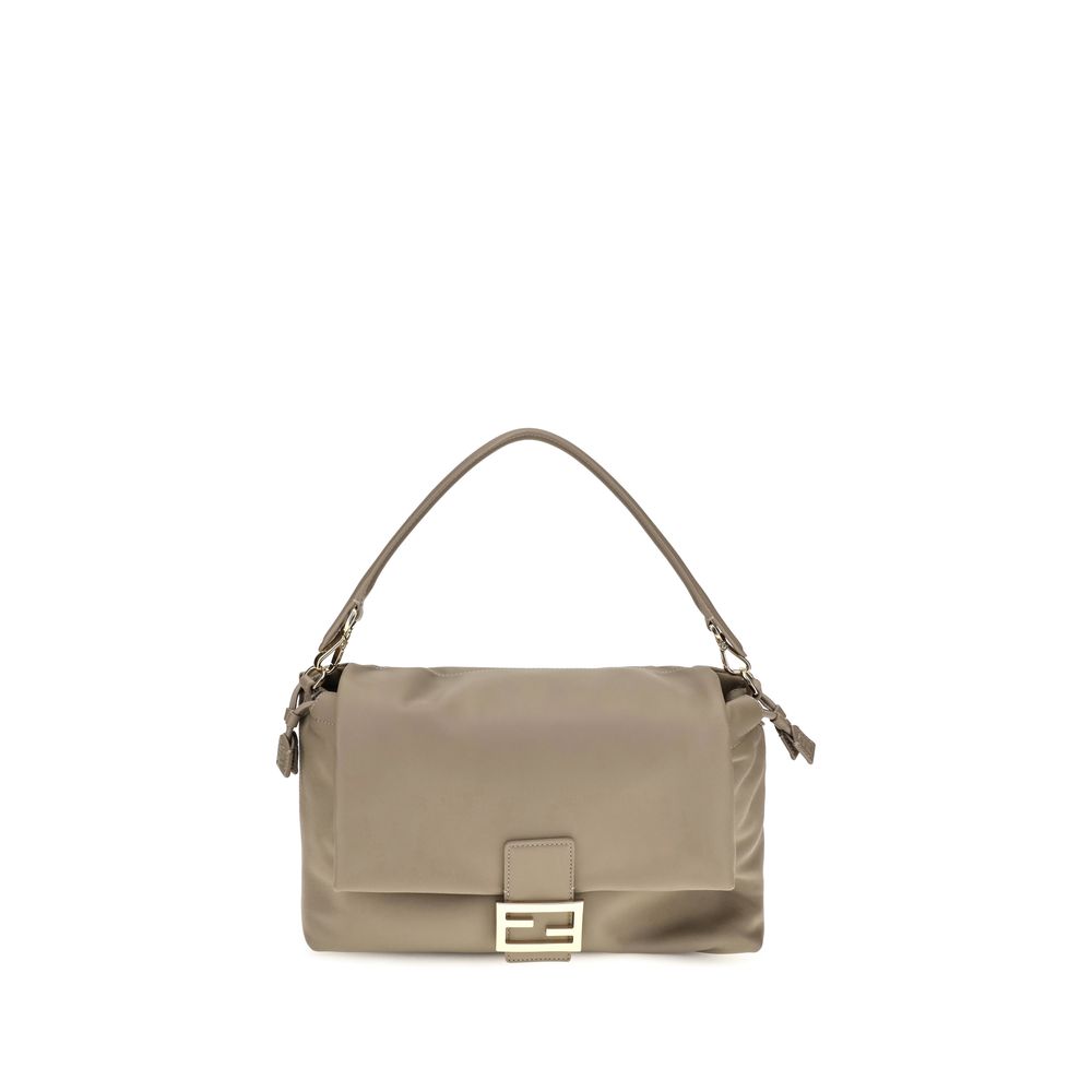 Fendi Baguette Soft Khaki Shoulder Bag