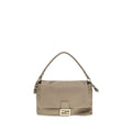 Fendi Baguette Soft Khaki Shoulder Bag
