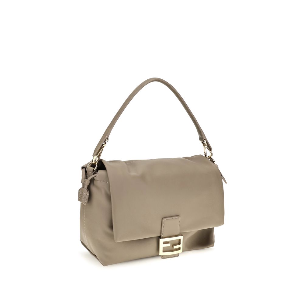 Fendi Baguette Soft Khaki Shoulder Bag