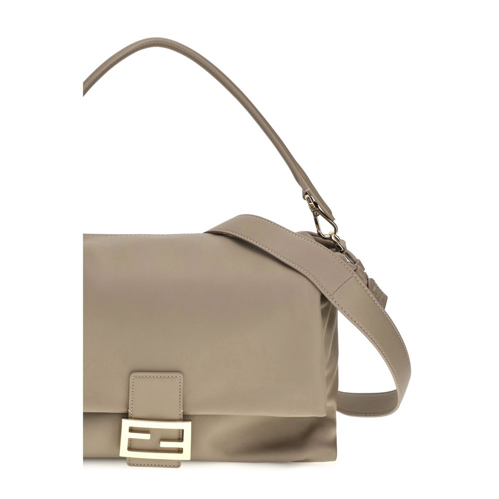 Fendi Baguette Soft Khaki Shoulder Bag