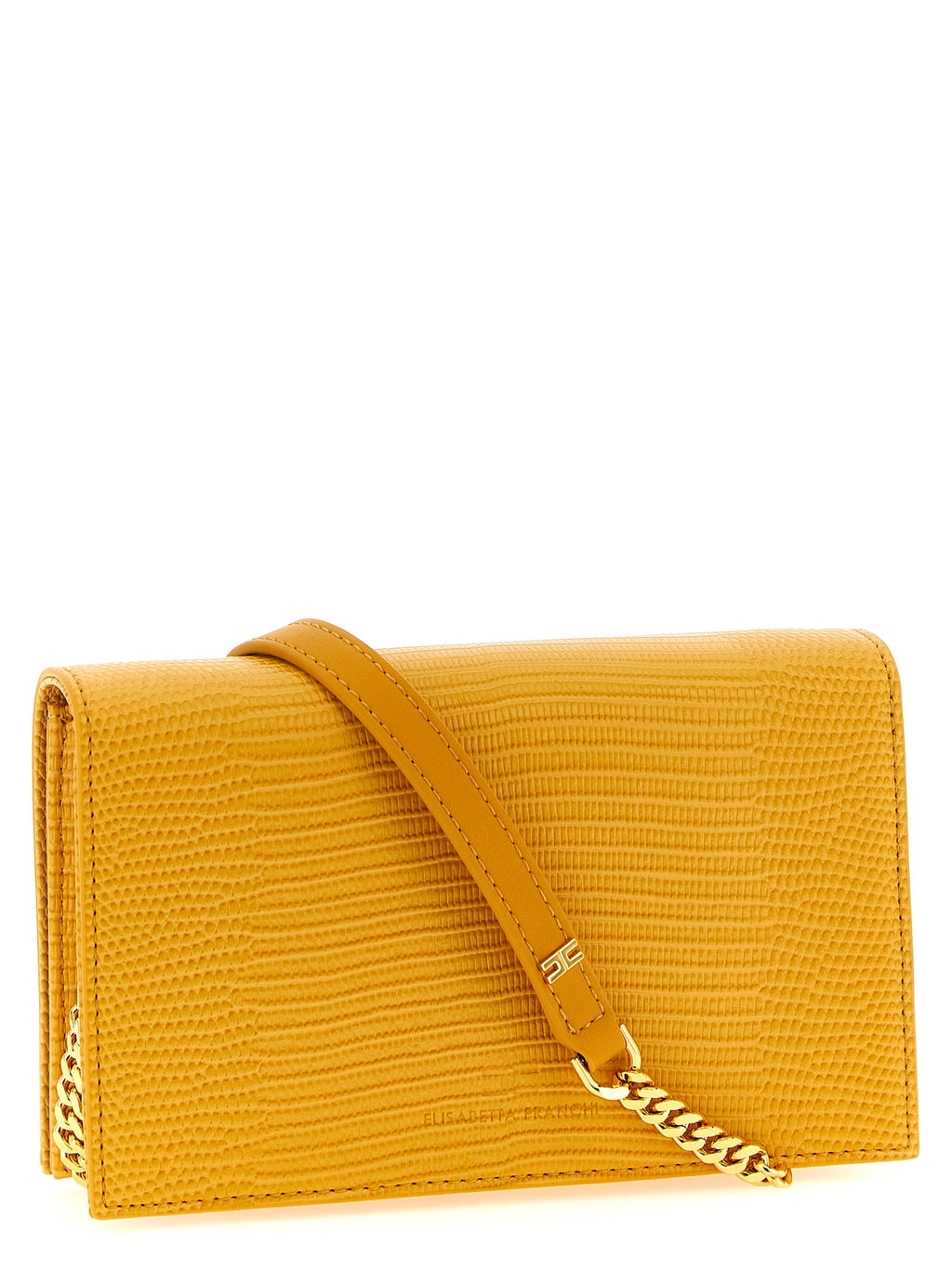 Elisabetta Franchi Yellow Crossbody Bag