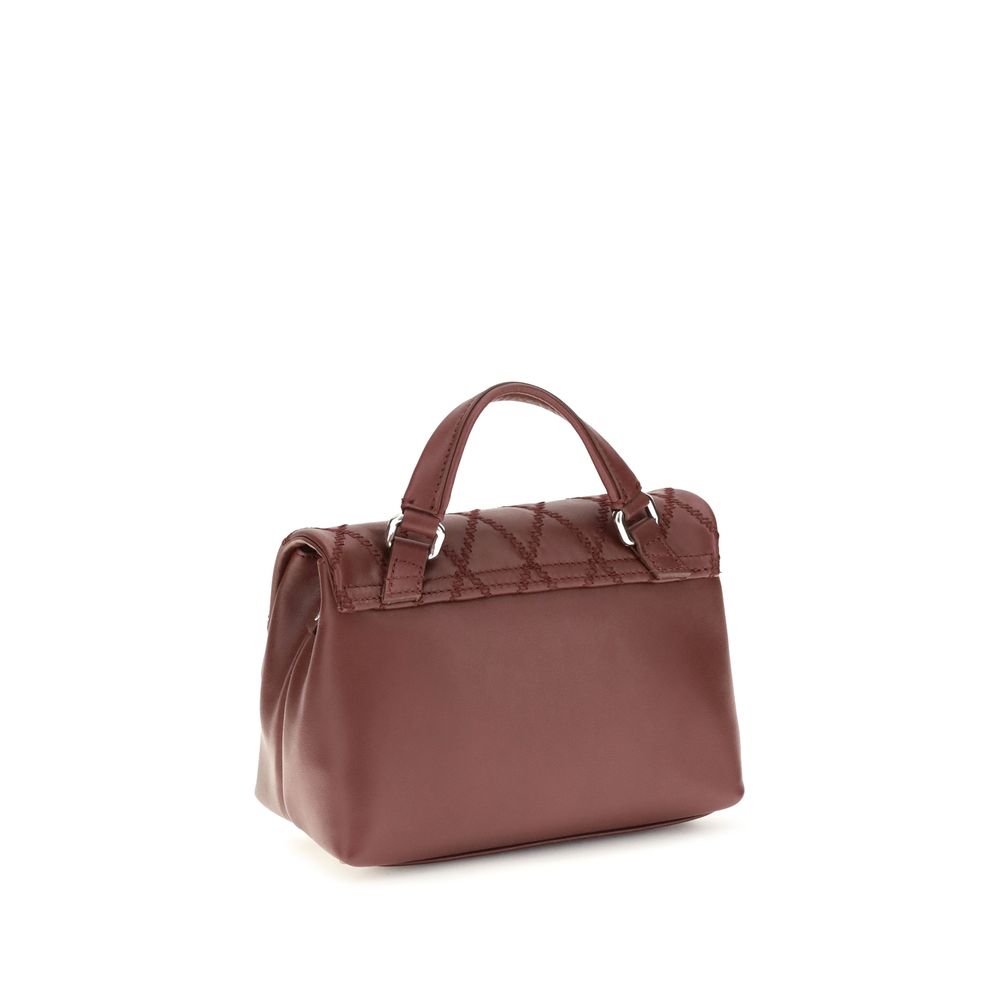 Zanellato Postina Tramè Brown Mini Top Handle Bag