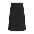 Fendi Pencil Black Midi Skirt