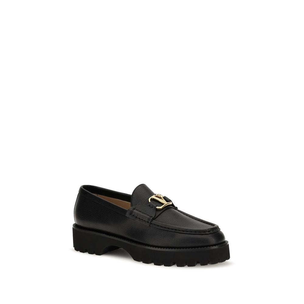 Valentino Garavani VLogo Signature Lug-Sole Loafers