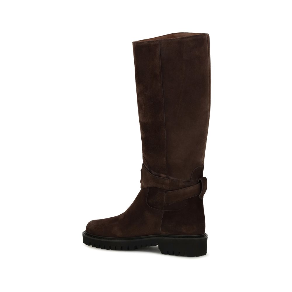 Valentino Garavani VLogo Signature Buckle High Boots