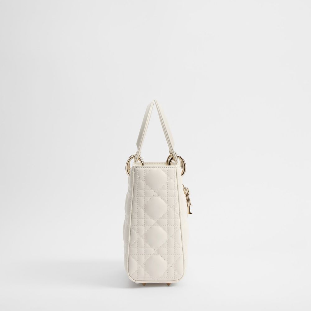 Dior Cream Top Handle Bag