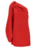 Stella McCartney Red Acetate Short Dress