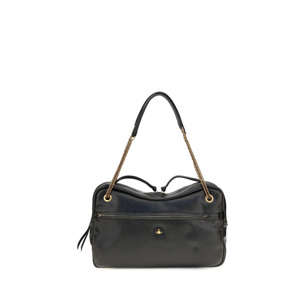 Vivienne Westwood Dolce Black Large Shoulder Bag