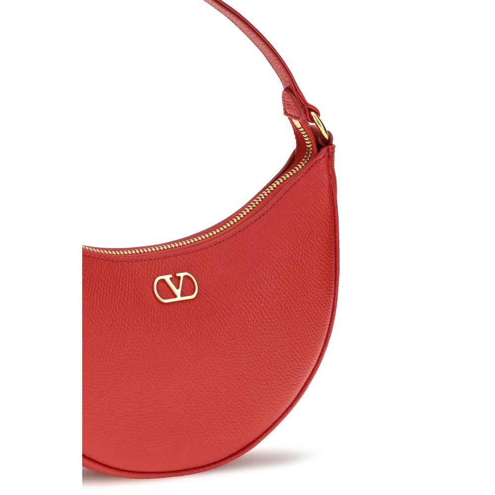 Valentino Garavani VLogo Signature Red Mini Hobo Shoulder Bag