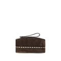 Valentino Garavani Rockstud Brown Pouch