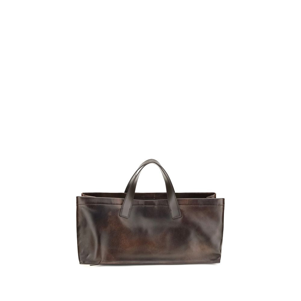 Staud Port Brown Tote Handbag
