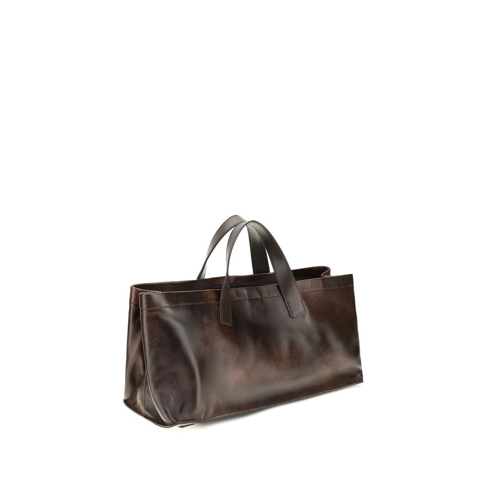 Staud Port Brown Tote Handbag