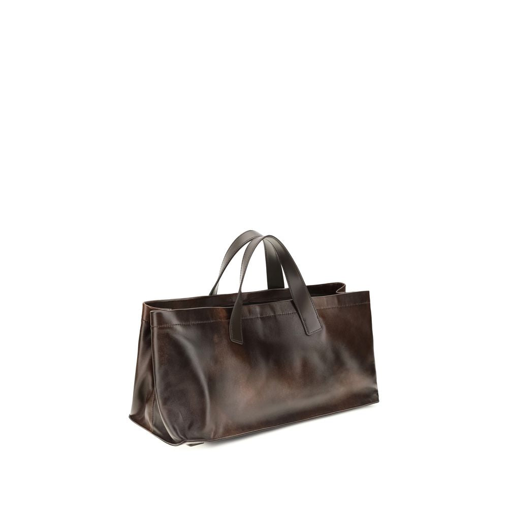 Staud Port Brown Tote Handbag