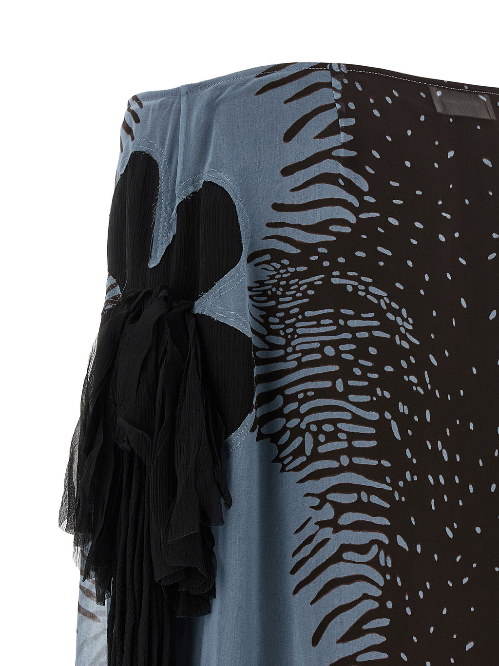 Ferragamo Animal Print Midi Skirt