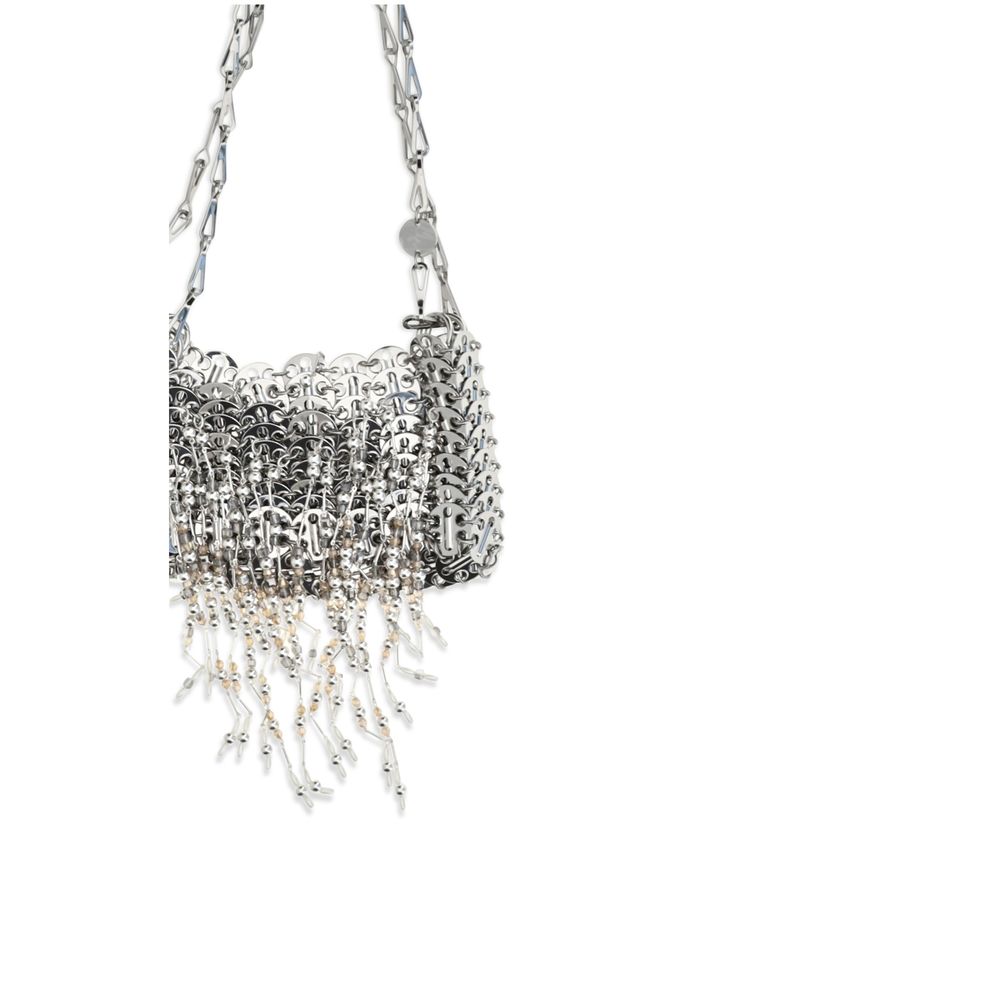 Rabanne 1969 Pearl Fringe Nano Shoulder Bag