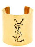 Saint Laurent Cassandre Hammered Bangle