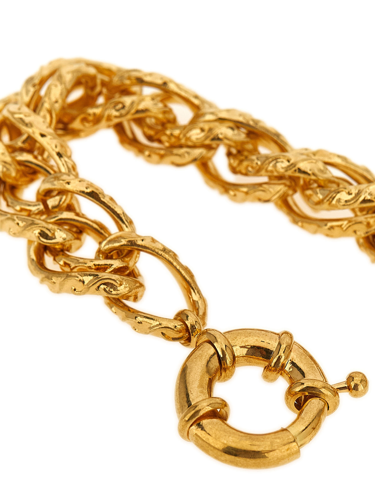 Saint Laurent Cassandre String Chain Bracelet