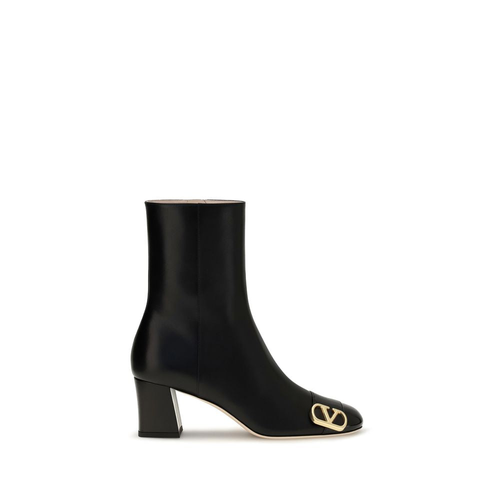 Valentino Garavani Veeside Block-Heel Ankle Boots