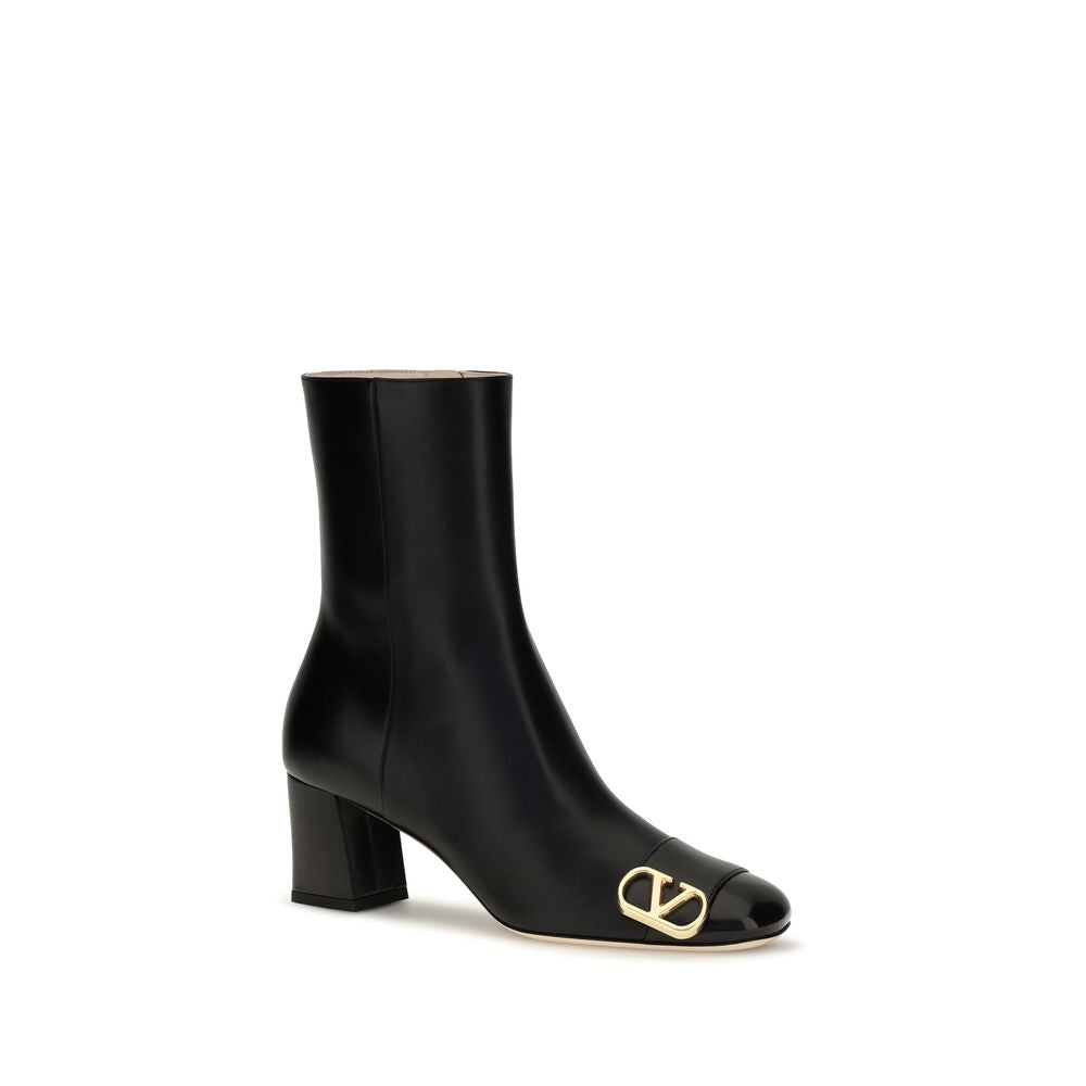 Valentino Garavani Veeside Block-Heel Ankle Boots