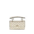 Valentino Garavani Rockstud Spike Ivory Mini Top Handle Bag