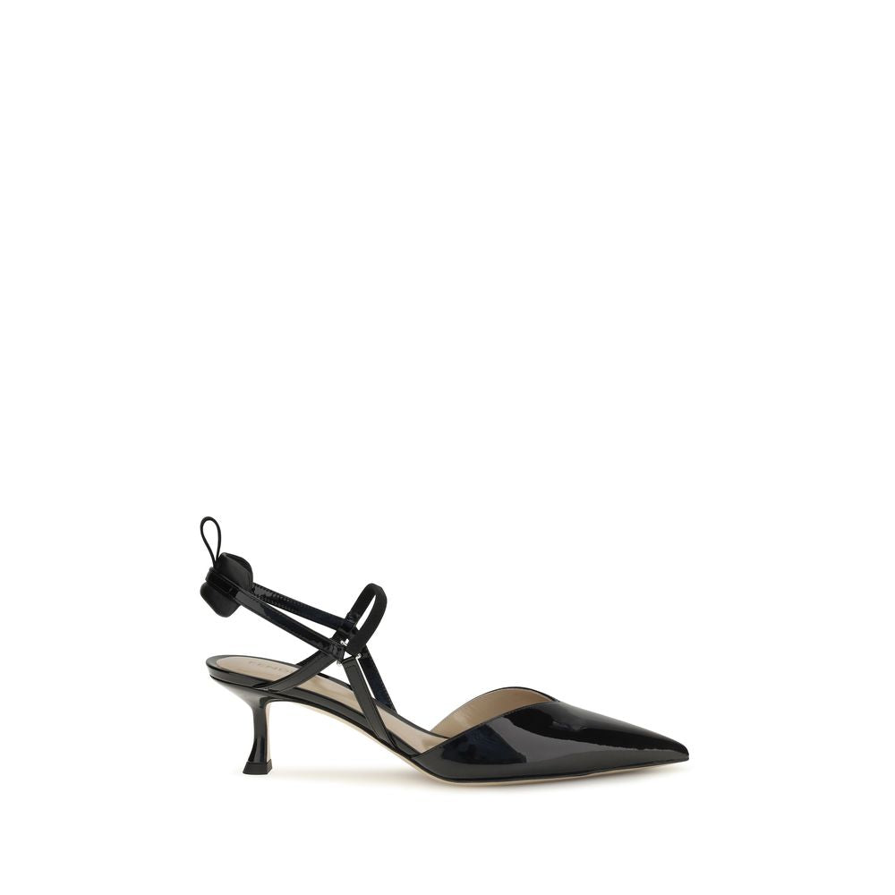 Fendi Black Calf Leather Pumps