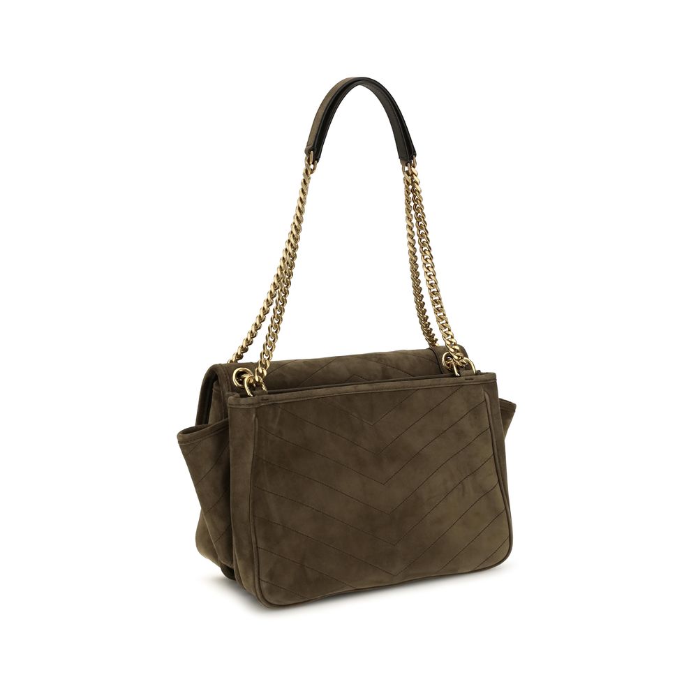 Saint Laurent Niki Tripouch Brown Shoulder Bag