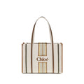 Chloé Woody Loop Beige Tote Bag