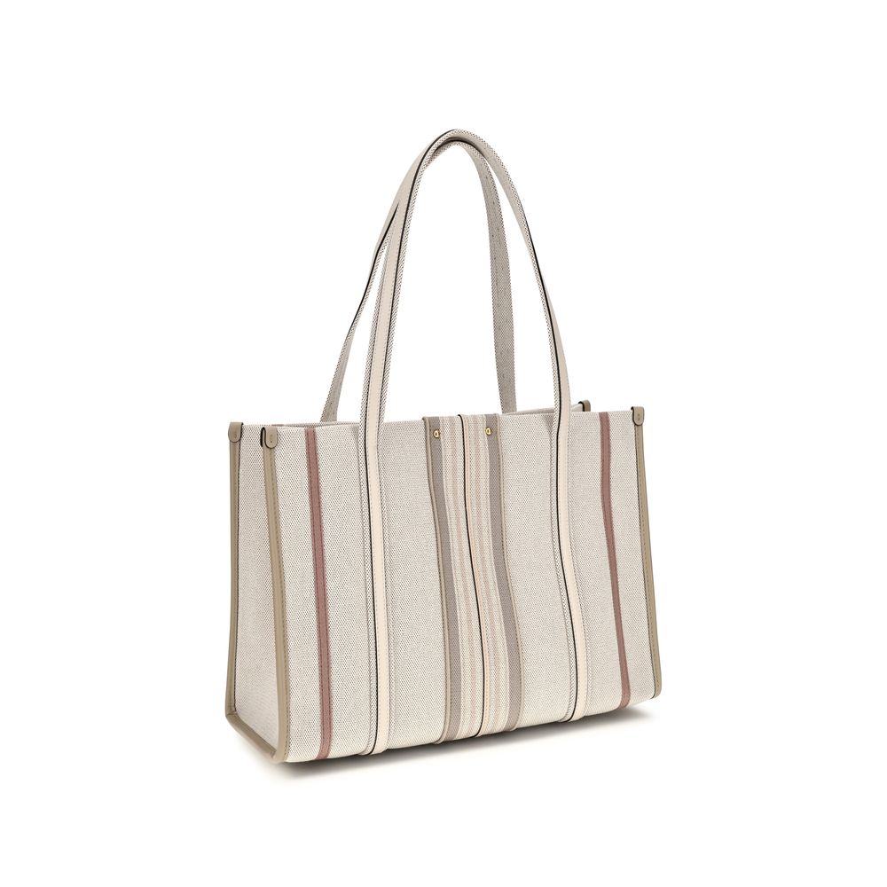 Chloé Woody Loop Beige Tote Bag