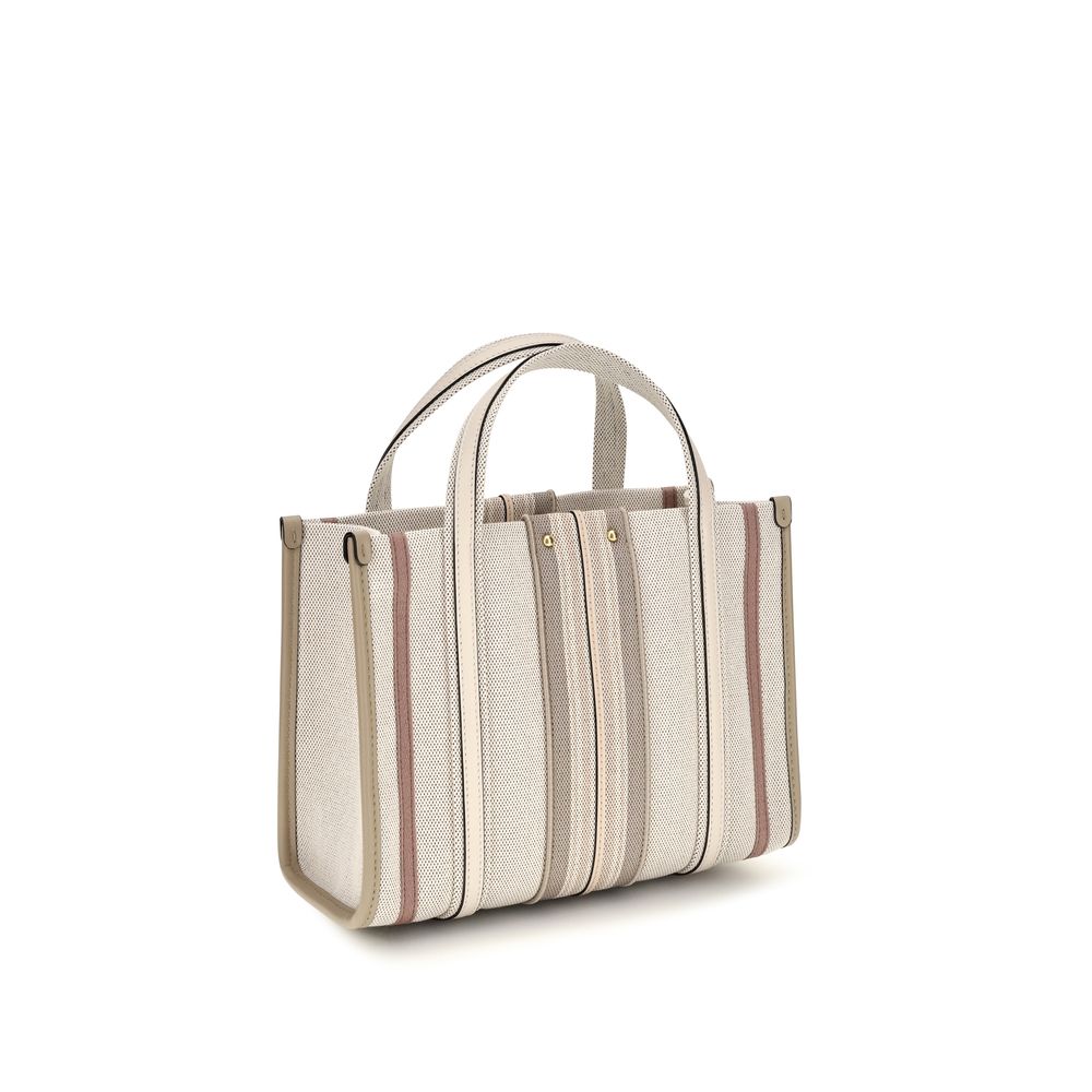 Chloé Woody Loop Beige Small Tote Bag