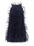 PINKO Blue Mini Dress