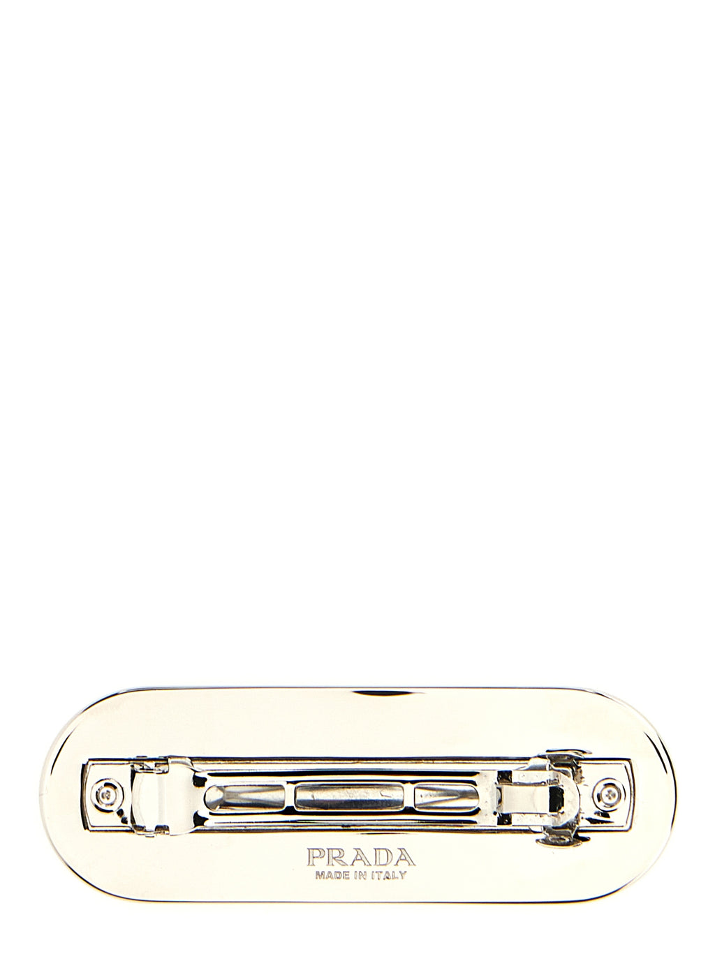 Prada Black Stainless Hair Clip