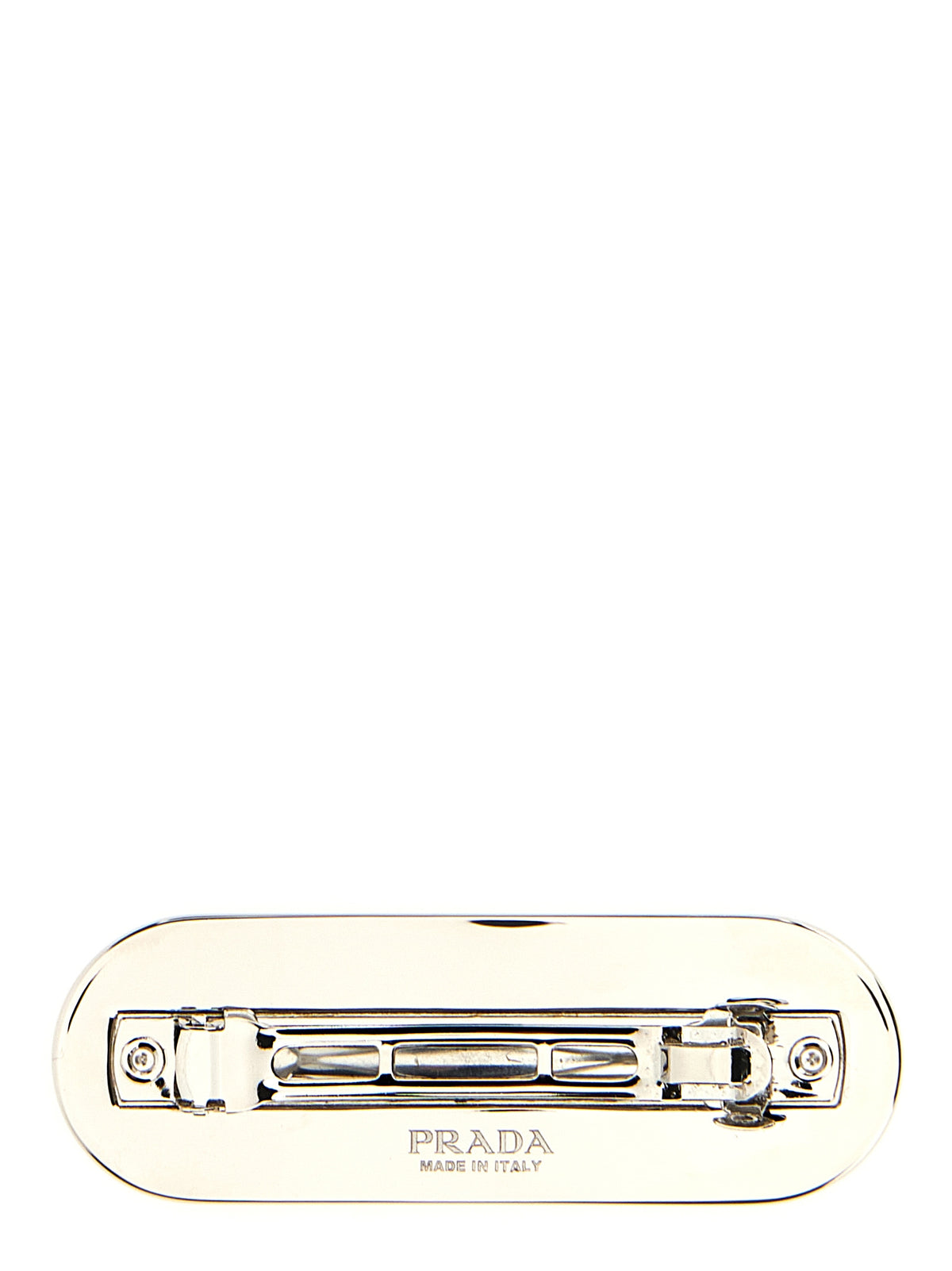 Prada Black Stainless Hair Clip