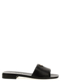 Prada Black Leather Slides