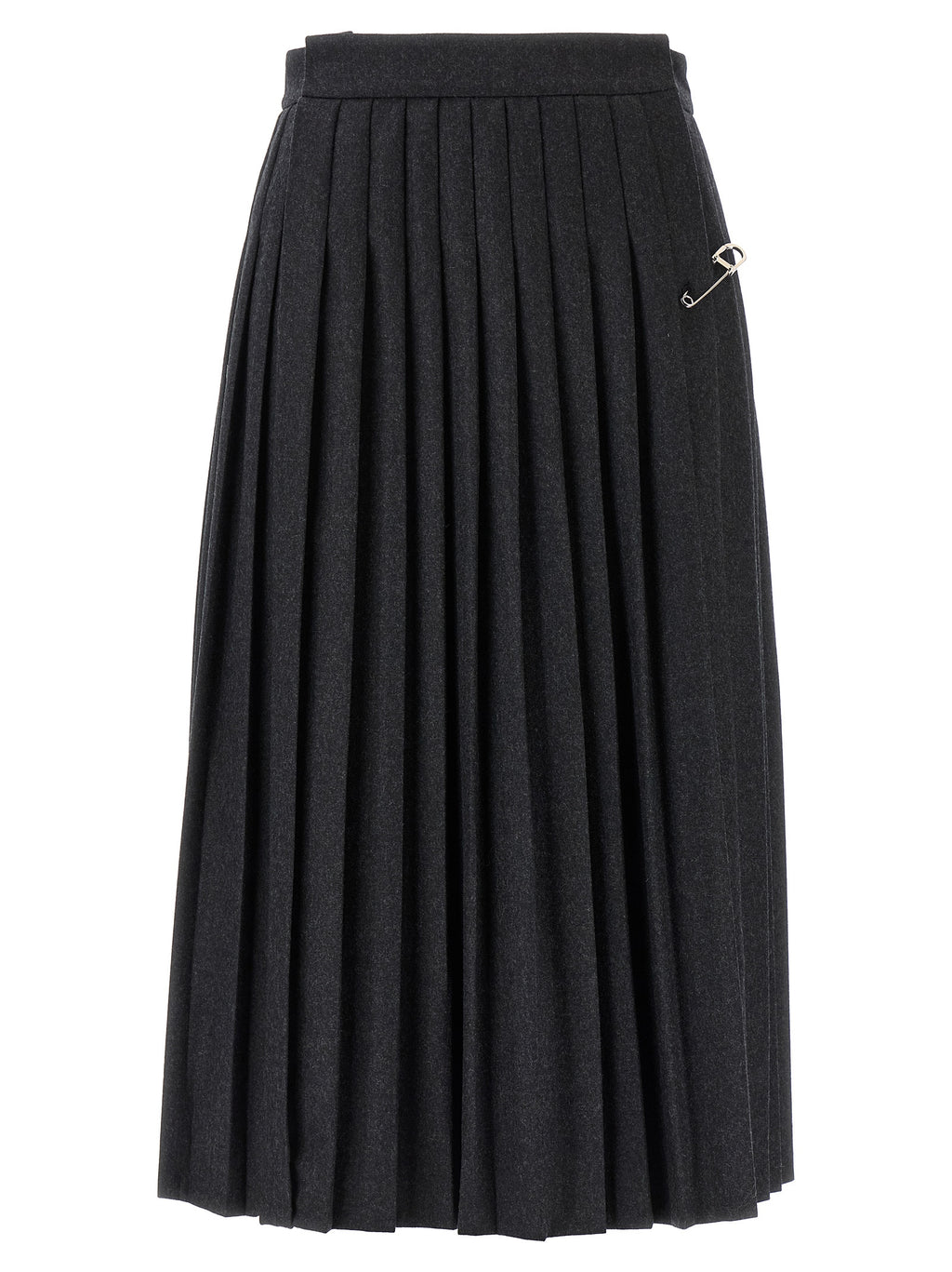 Prada Pleated Midi Skirt