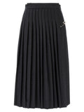 Prada Pleated Midi Skirt