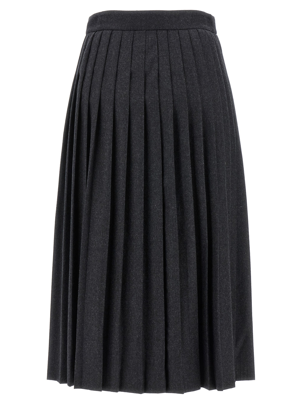 Prada Pleated Midi Skirt