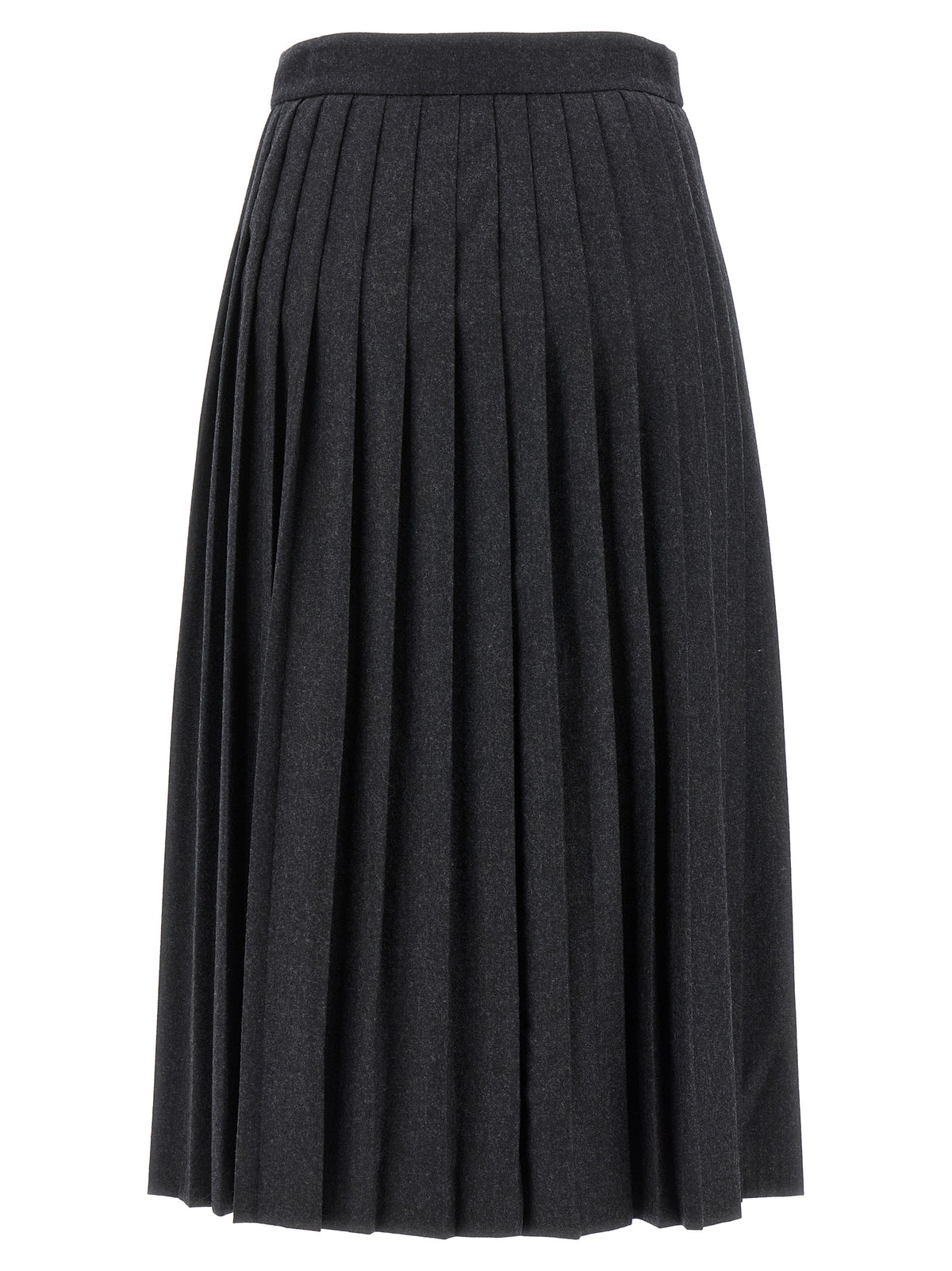 Prada Pleated Midi Skirt