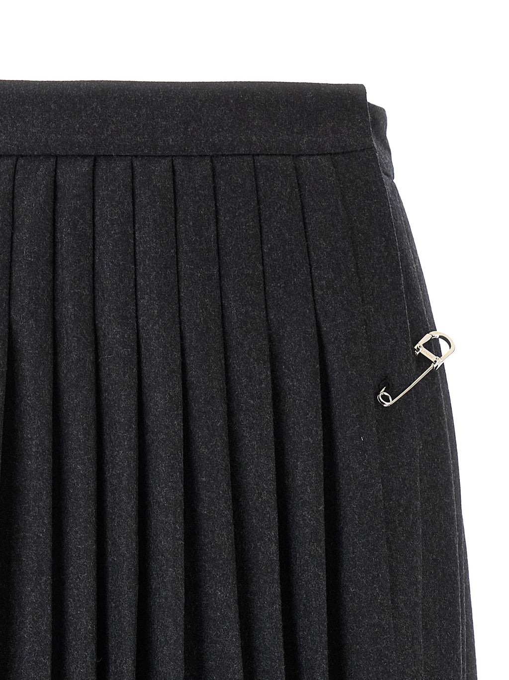 Prada Pleated Midi Skirt
