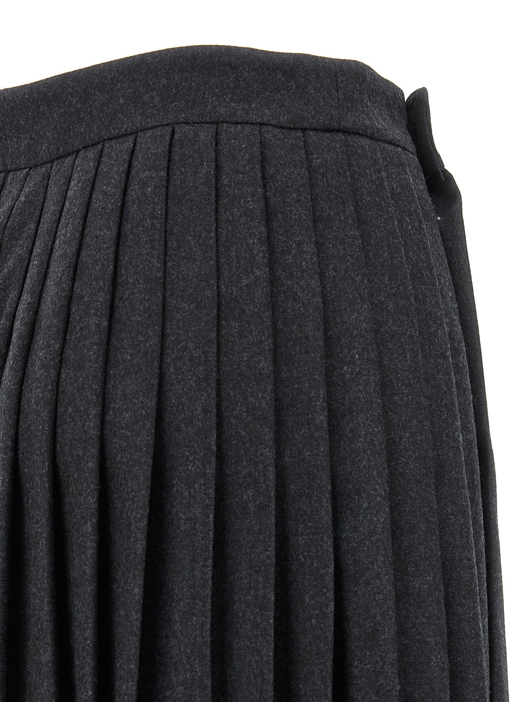 Prada Pleated Midi Skirt