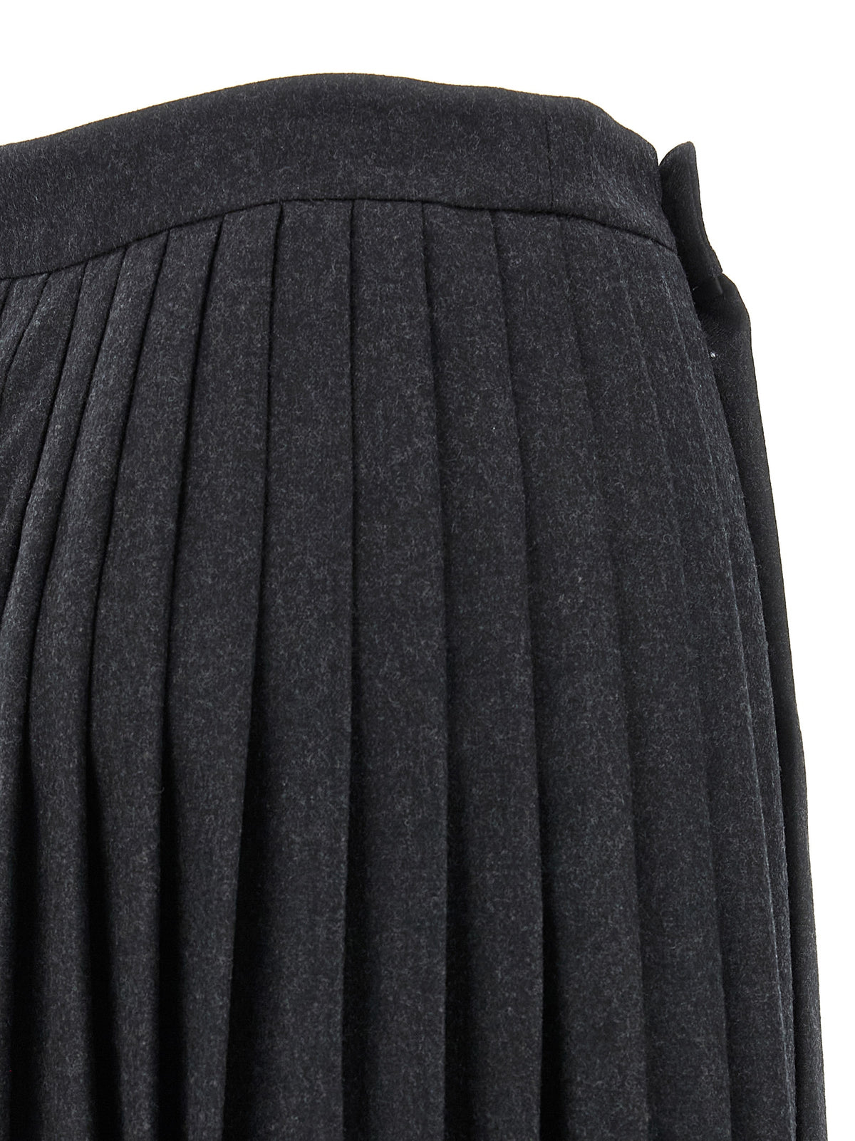 Prada Pleated Midi Skirt